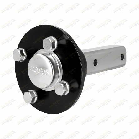 Piasta przyczepy 4x100 + czop kwadratowy ZESTAW do przykręcenia zamiennik KNOTT łożysko 34x64x37 MOCNA