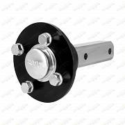 Piasta przyczepy 4x100 + czop kwadratowy ZESTAW do przykręcenia zamiennik KNOTT łożysko 34x64x37 MOCNA