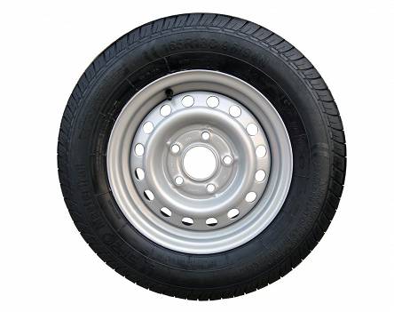 Koło przyczepy lawety 165 R13C 5x112 mocne komplet