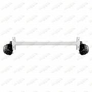 Oś hamowana przyczepy 1800kg 5x112 1500mm zamiennik VGB18 Knott - zestaw: linki + śruby