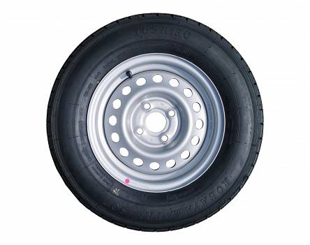 Koło przyczepy lawety 165 R13C 4x100 710kg mocne