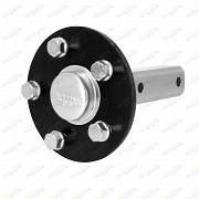 Piasta przyczepy 5x112 + czop kwadratowy ZESTAW do przykręcenia zamiennik KNOTT łożysko 34x64x37 MOCNA