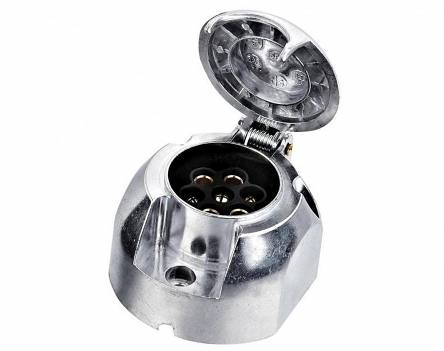 Gniazdo samochodowe przyczepy Aluminiowe 7 PIN