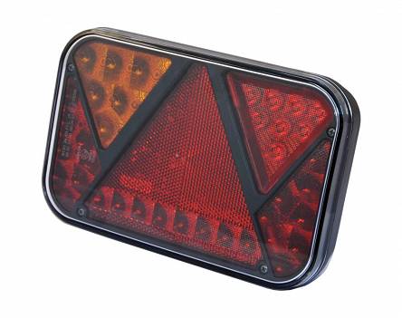 Lampa tylna LED LEWA 6-funkcyjna przyczepy lawety
