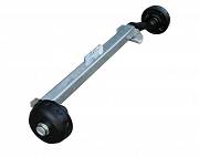 Oś hamowana KNOTT 1350kg 5x112 przyczepy 1000mm