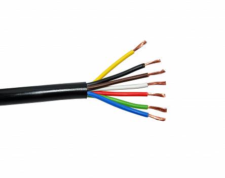 kabel 7 żyłowy do przyczepy 7x1,5mm YLYs