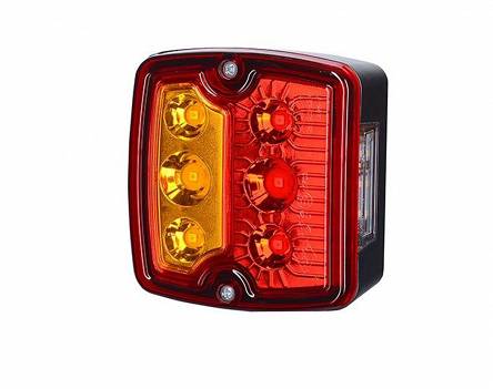 Lampa tylna LED przyczepy lawety diodowa 12/24V