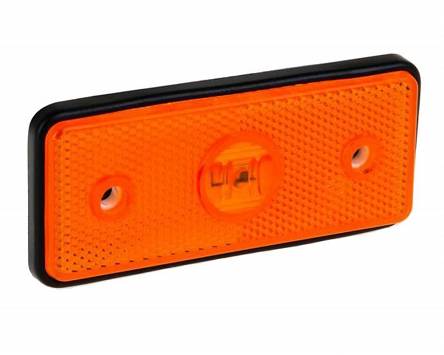 Lampa obrysowa LED żółta płaska obrysówka naczepy