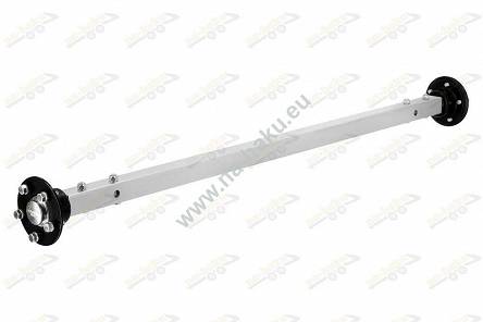 Oś sztywna pod resory 1690mm 1000kg piasty 5x112 zamiennik Knott [NA HAKU]