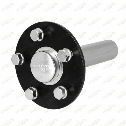 Piasta przyczepy 5x112 + czop okrągły ZESTAW zamiennik KNOTT łożysko 34x64x37 MOCNA