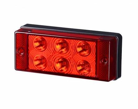 lampa przeciwmgielna LED diodowa 12/24V przyczepy