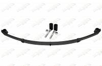 Resor przyczepy 3 pióra 600kg - zestaw z tulejami i śrubami