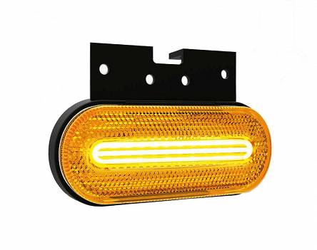 Lampa obrysowa żółta LED diodowa przyczepy lawety