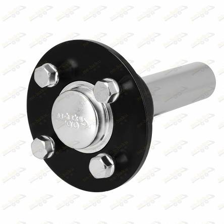 Piasta przyczepy 4x100 + czop okrągły ZESTAW zamiennik KNOTT łożysko 34x64x37 MOCNA