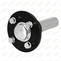 Piasta przyczepy 4x100 + czop okrągły ZESTAW zamiennik KNOTT łożysko 34x64x37 MOCNA