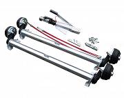 Układ AL-KO 2700kg ZESTAW osi tandem 1200mm
